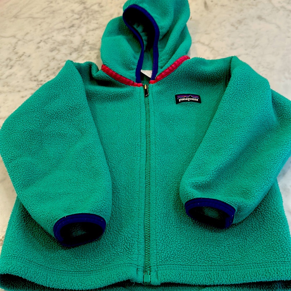 Patagonia girls 2T fleece with hood